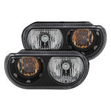 ANZO 2008-2014 Dodge Challenger Crystal Headlights Black - 121526