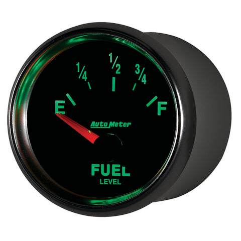 Autometer GS 52mm 0-90 ohms Short Sweep Electronic Fuel Level GM Gauge - 3813