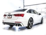 AWE Tuning 19-23 Audi C8 S6/S7 2.9T V6 AWD Track Edition Exhaust - Chrome Silver Tips - 3020-42101