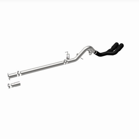 MagnaFlow 08-18 Ford F-250/F-350/F-450 4.6L/6.7 DPF-Back Black 4in Dual Single Rear Exit - 17068