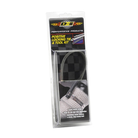 DEI Stainless Steel Positive Locking Tie & Tool Kit - 8in (8 Pack) & 14in (4 Pack) - 10219