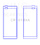 King 97-07 Ford 2.5L/2.9L/3.0L (Size STD) Rod Bearing Set - CR1018XA