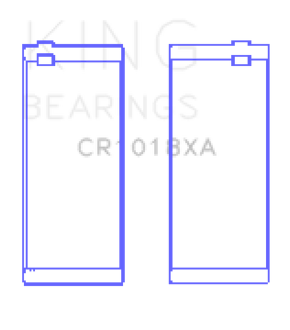King 97-07 Ford 2.5L/2.9L/3.0L (Size STD) Rod Bearing Set - CR1018XA