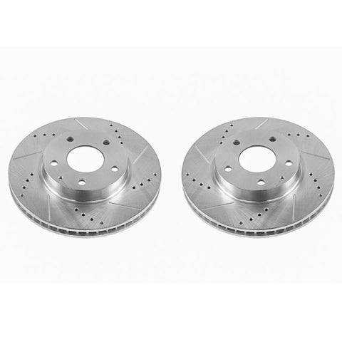 Power Stop 14-16 Mazda 3 Front Evolution Drilled & Slotted Rotors - Pair - JBR1599XPR