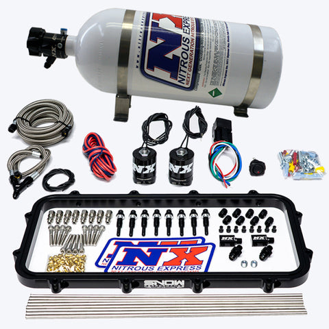 Nitrous Express Holley Hi-Ram Dry Direct Port Plate Nitrous System w/ 5lbs Bottle - 20963-05