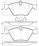 StopTech Street Touring Brake Pads - 308.10611