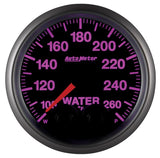 Autometer Elite 52mm 100-260 Degrees F Water Temperature Peak and Warn Gauge w/ Electronic Control - 5654