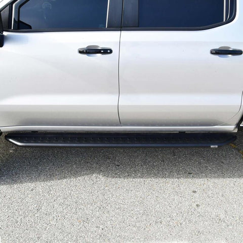 Westin 19-23 Chevrolet/GMC Silverado/Sierra 1500 Crew Cab Outlaw Nerf Step Bars - Textured Black - 28-31275