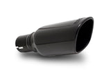 Borla 12-14 Jeep Wrangler JK 2/4Dr Rr Section ATAK Single Square Rlld Angle-Cut Black Chrome Exhaust - 11860BC