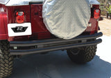 Rampage 1987-1995 Jeep Wrangler(YJ) Double Tube Bumper - Black - 7649