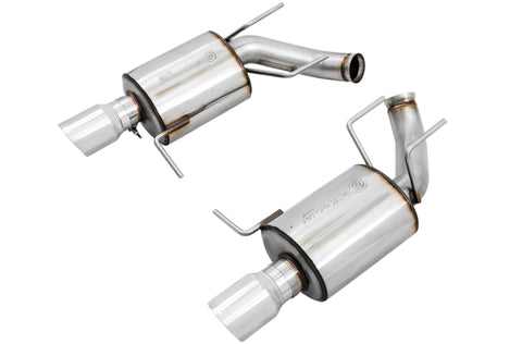 AWE Tuning S197 Mustang GT Axle-Back Exhaust - Touring Edition (Chrome Silver Tips) - 3015-32094