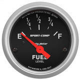 Autometer 2-1/16in 0 OHM E to 30 OHM F Electric Sport-Comp Fuel Level Gauge - 3317
