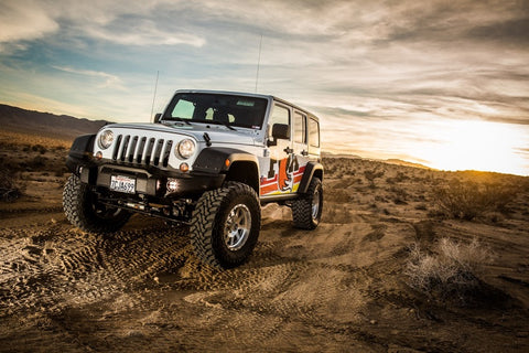 Fox 2007+ Jeep JK 2.0 Factory Series ATS Steering Stabilizer 22.15in Ext L - Orange Heritage Logo - 983-02-145