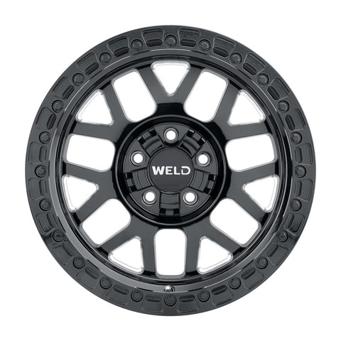 Weld Off-Road W105 17X9.0 Cinch 6X135 6X139.7 ET00 BS5.00 Gloss Black MIL 106.1 - W10579098500