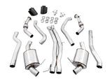AWE Tuning Audi B9.5 RS 5 Coupe Non-Resonated Touring Edition Exhaust - RS-Style Diamond Black Tips - 3015-33123
