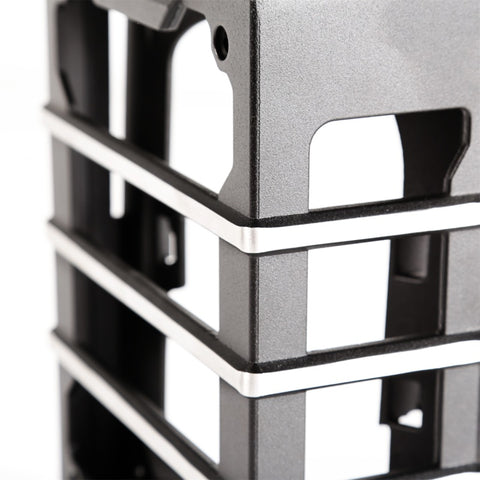 Rugged Ridge 07-18 Jeep Wrangler JK Brushed Black Elite Tail Light Guards - 11226.04