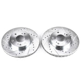 Power Stop 96-99 Infiniti I30 Front Evolution Drilled & Slotted Rotors - Pair - JBR505XPR