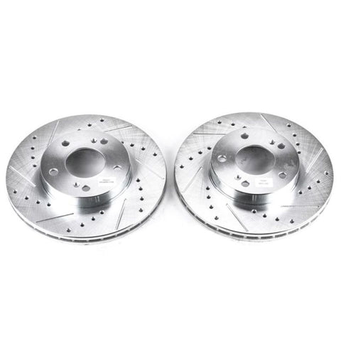Power Stop 96-99 Infiniti I30 Front Evolution Drilled & Slotted Rotors - Pair - JBR505XPR
