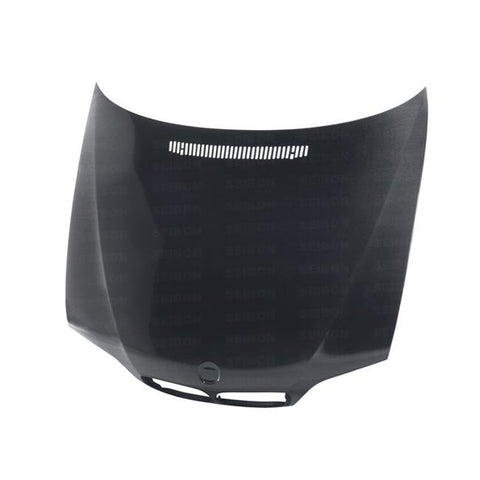 Seibon 02-05 BMW 3 Series 4dr E46 (Manuf Date 7/02-7/06 Models Only) OEM-Style Carbon Fiber Hood - HD0205BMWE464D-OE