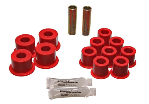 Energy Suspension Amigo Rear Spring Bushings - Red - 14.2101R