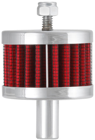 K&N Steel Base Crankcase Vent Filter 0.5in Vent OD x 2in OD x 1.5in Height - 62-1100