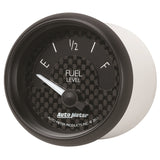 Autometer GT Series 52mm Short Sweep Electronic 240-33 ohms Fuel Level (For use w/ 3262) - 8016