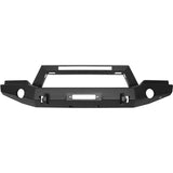 Westin 07-18 Jeep Wrangler JK WJ2 Full Width Front Bumper w/LED Light - Tex. Blk - 59-80055