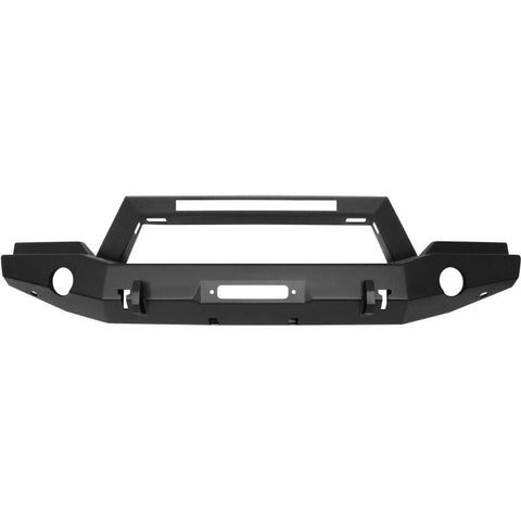 Westin 07-18 Jeep Wrangler JK WJ2 Full Width Front Bumper w/LED Light - Tex. Blk - 59-80055