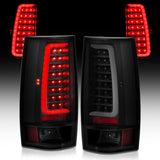 ANZO 2007-2014 Chevy Tahoe LED Taillight Plank Style Black w/Smoke Lens - 311322
