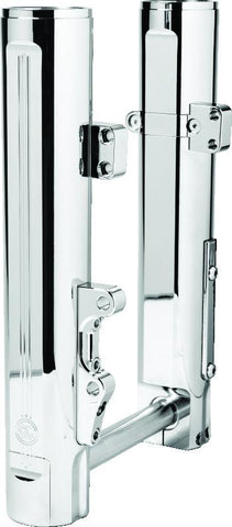Performance Machine Dyna and M8 Softail Lower Leg Assembly 49mm - Chrome - 0208-2178-CH