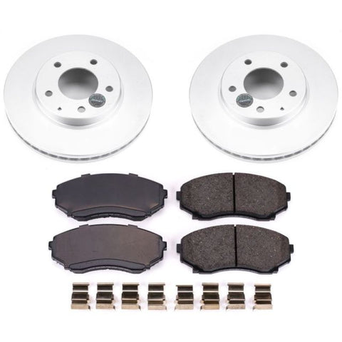 Power Stop 00-06 Mazda MPV Front Z17 Evolution Geomet Coated Brake Kit - CRK1184