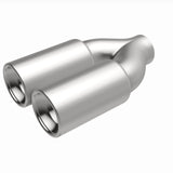 MagnaFlow Tip 1-Pk Dual Rnd Re DW 3x10 2.2 - 35167