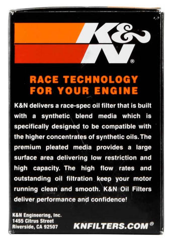 K&N Polaris 2.688in OD x 3.813in H Oil Filter - KN-196