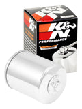 K&N Harley-Davidson / Buell 3in OD x 4.063in H Chrome Oil Filter - KN-171C