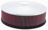K&N Universal Custom Air Filter - Round 7-5/16in. Flange / 14in. OD / 12in. ID / 5.5in. Height - 60-1235