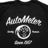 Autometer Vintage T-Shirt Black Large - 0423L