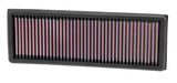 K&N 11-1/16in L x 3-13/16in W x 13/16in H Universal Panel Air Filter - 33-5018