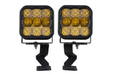 Diode Dynamics 2022 Toyota Tundra SS5 Pro Stage Series Ditch Light Kit - Yellow Combo - DD7400