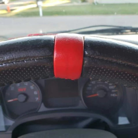 BuiltRight Industries 09-14 Ford Raptor Steering Wheel Stripe Kit - Red - 108001