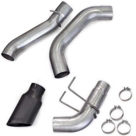 Banks Power 19-23 Dodge Ram Crew Cab 6.7L Cummins Monster Exhaust - SS Single Exhaust w/ Black Tip - 49798-B