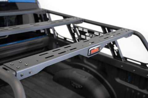 Addictive Desert Designs 2015+ Ford F-150 Overlander Chase Rack w/ 3rd Brake Light - Hammer Black - C118822000103
