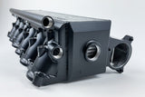 CSF Gen 2 B58 Race X Charge-Air-Cooler Manifold - Thermal Black Finish - 8400B