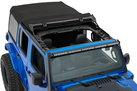 Bestop 18-26 Jeep Wrangler JL 4-Door Supertop (Black Diamond) - 54726-35