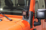 Fishbone Offroad 07-18 Jeep Wrangler JK Windshield Light Bracket - FB21015