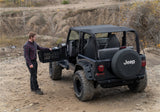 Rampage 97-06 Jeep Wrangler TJ Frameless Trail Soft Top Kit - Black Diamond - 106535