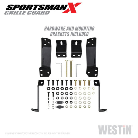 Westin 19-21 Chevy 1500 Sportsman X Grille Guard - Textured Black (Excl. 2019 Silverado LD) - 40-33955