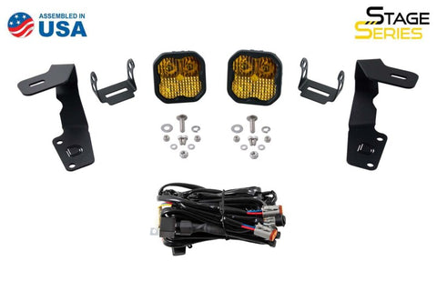 Diode Dynamics 15-21 Subaru WRX/STi Pro Stage Series 2in LED Ditch Light Kit - White Combo - DD6616