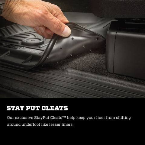 Husky Liners 19-23 Chevrolet Silverado CC & DC / 19-20 GMC Sierra Center Hump Black Floor Liner - 83221