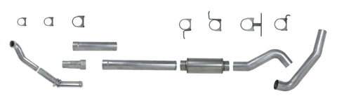 Diamond Eye KIT 5in TB SGL AL: 94-97 FORD 7.3L F250/F350 PWRSTROKE NFS W/ CARB EQUIV STDS - K5314A