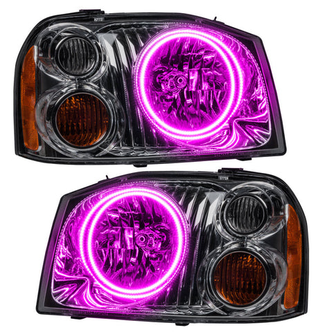 Oracle 01-04 Nissan Frontier SMD HL - Dual Halo - ColorSHIFT w/ Simple Controller - 7178-504